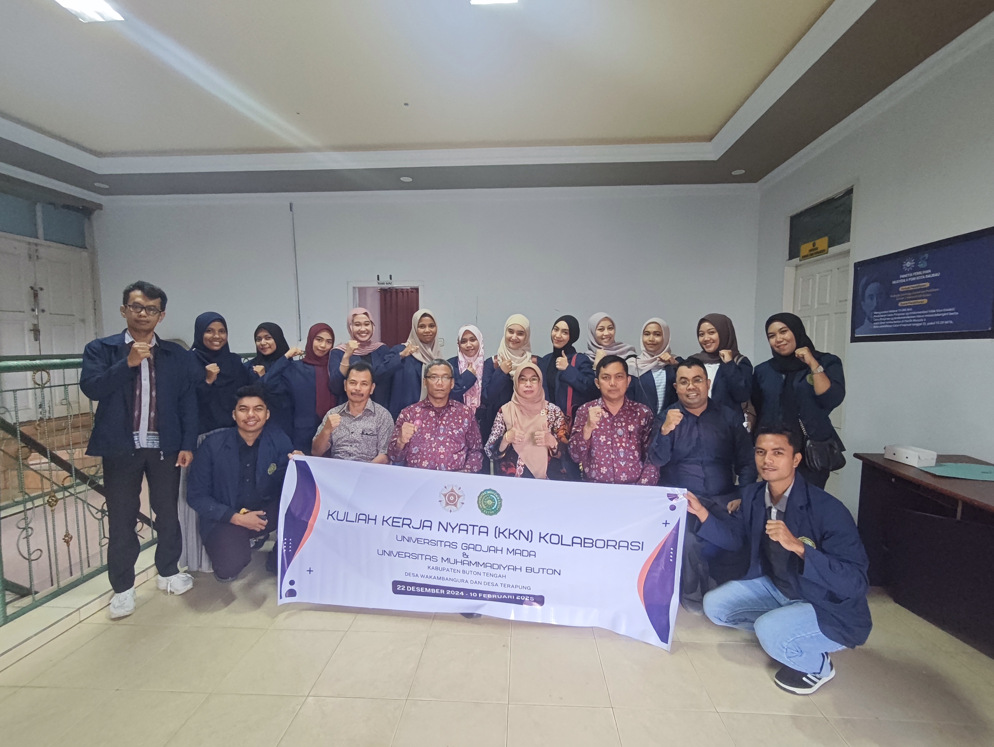 UM Buton Menggelar Pelepasan Mahasiswa untuk KKN Kolaborasi dengan UGM