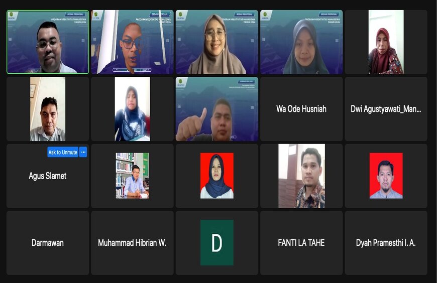 Universitas Muhammadiyah Buton Gelar Bedah Proposal PKM Tahun 2024
