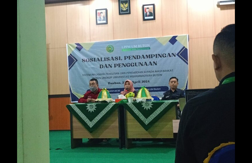 LPPM UM Buton Sukses Gelar Sosialisasi SIPENMAS
