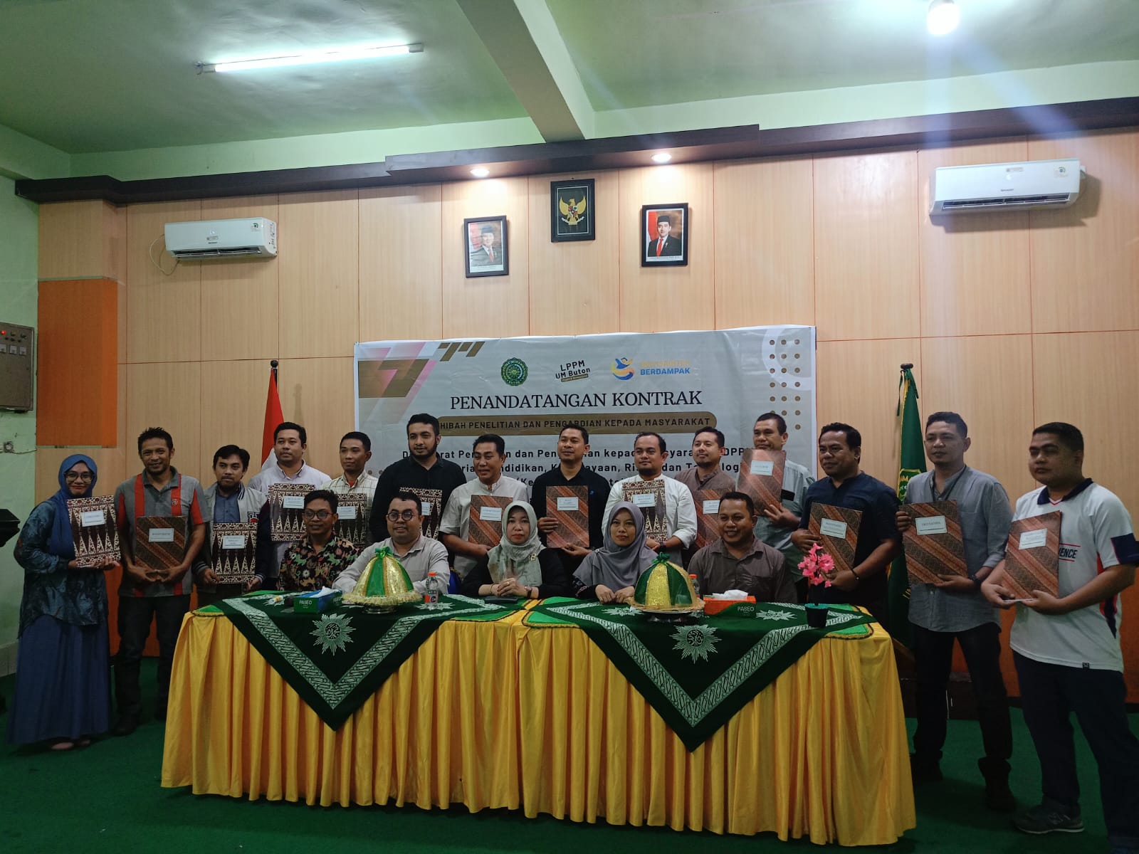 UM Buton Gelar Penandatanganan Kontrak Hibah DPPM Tahun 2025, 21 Dosen Lolos Pendanaan